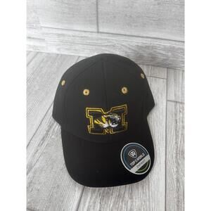 Missouri Tigers Infant Hat Top of the World Lil' Tiger Black/Gold Fitted Mizzou